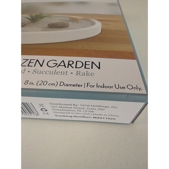 Himalayan Salt Zen Garden Kit Office Desk Gift Idea Stress Relief - Picture 5 of 7